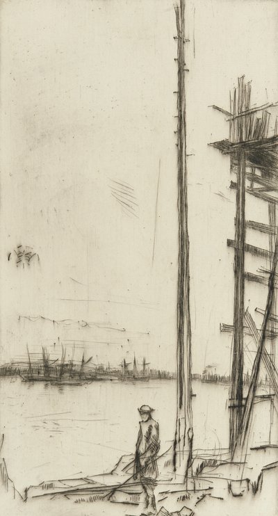Astillero, 1875 de James Abbott McNeill Whistler